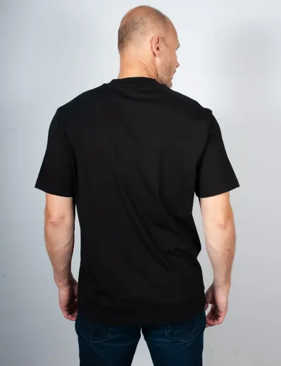Lacoste Colour-Block Jersey T-Shirt | Black