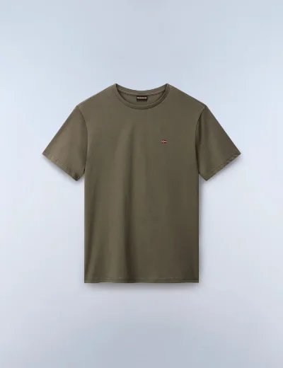 Napapijri Salis SS Sum Crew Neck T-Shirt | Tea Leaf Green
