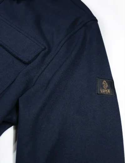 Luke 1977 Ettrick Overshirt | Dark Navy
