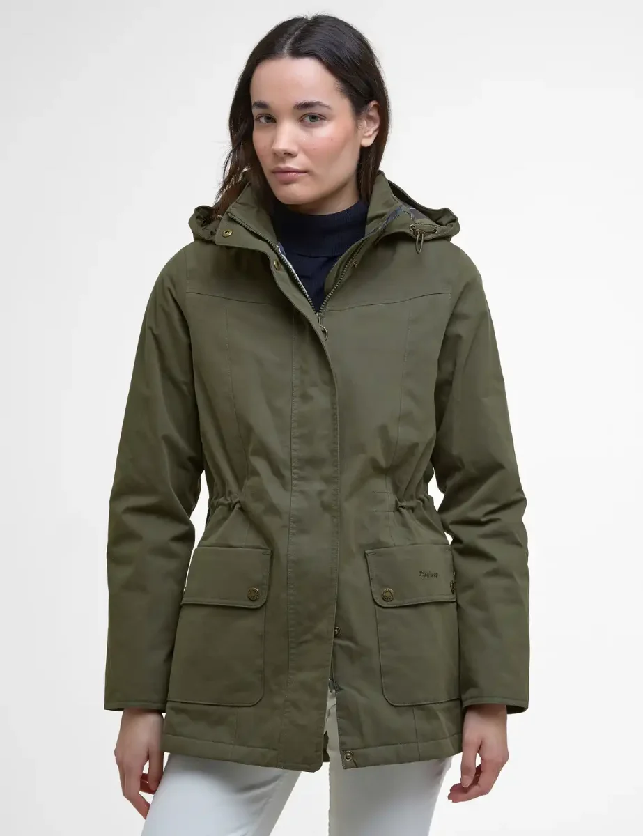 Barbour Buttercup Waterproof Jacket | Olive