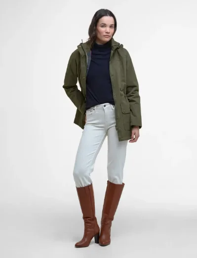 Barbour Buttercup Waterproof Jacket | Olive