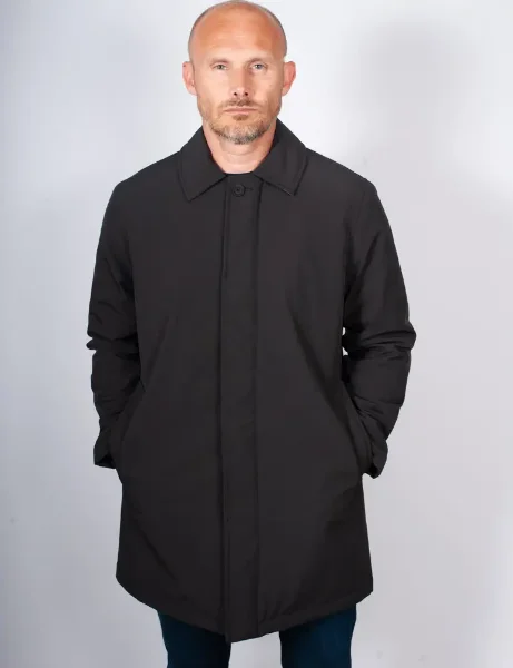 Aquascutum Soft Shell Trench Coat | Black|Cockney Rebel Fashions