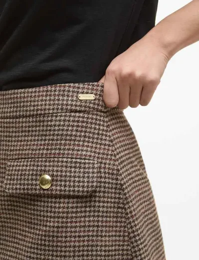 Barbour Womens Sophia Wool Mini Skirt | Check