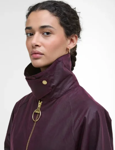 Barbour Womens Arlene Wax Jacket | Merlot