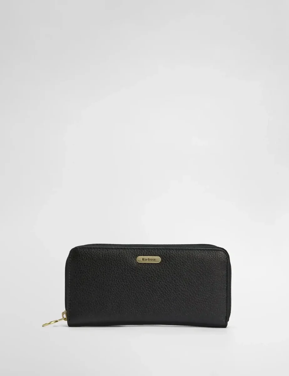 Barbour Birch Leather Matinee Purse | Black