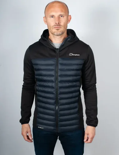 Berghaus Vaskye Hooded Hybrid Jacket | Black