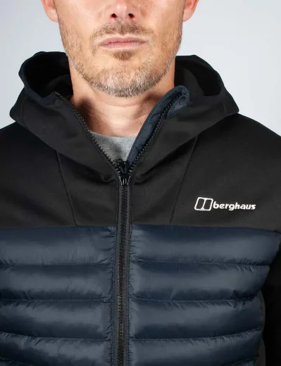 Berghaus Vaskye Hooded Hybrid Jacket | Black