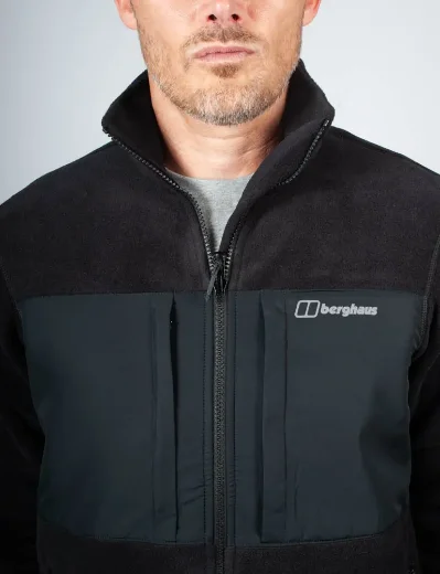 Berghaus Men's Prism Guide Inter-Active Polartec Fleece Jacket / Black