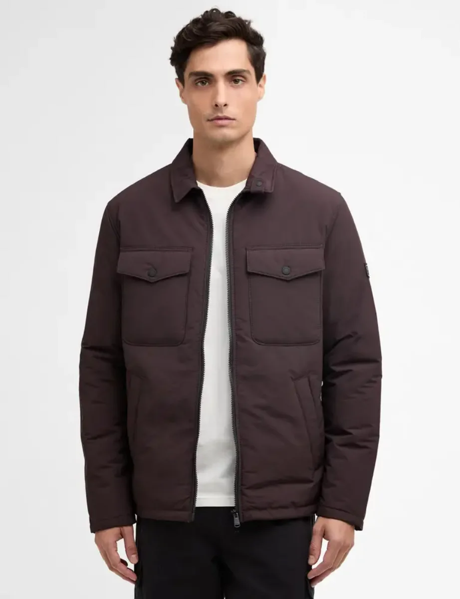 Picture of Barbour Intl Distill Quilted Jacket | Java Red