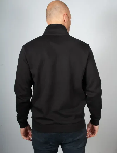 Picture of Tommy Hilfiger Essential Intechno Quarter Zip Sweater | Black