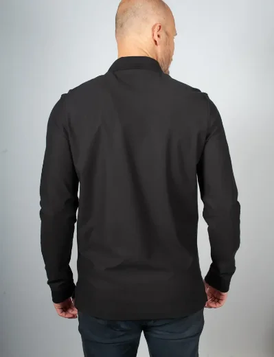 Picture of Tommy Hilfiger DC Performance Zip Polo | Black
