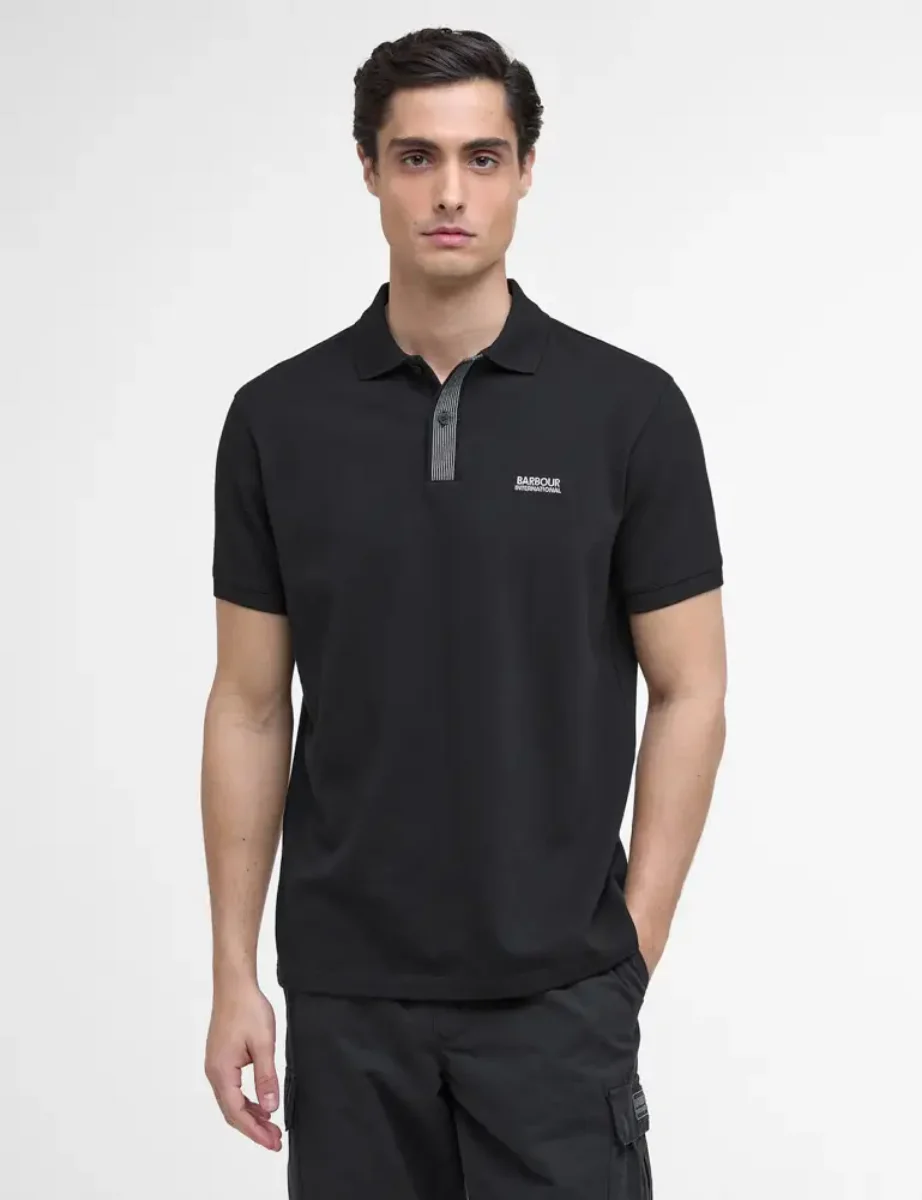 Barbour Intl Baynes Polo Shirt | Black