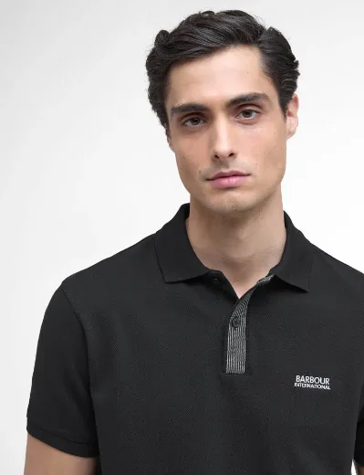 Barbour Intl Baynes Polo Shirt | Black