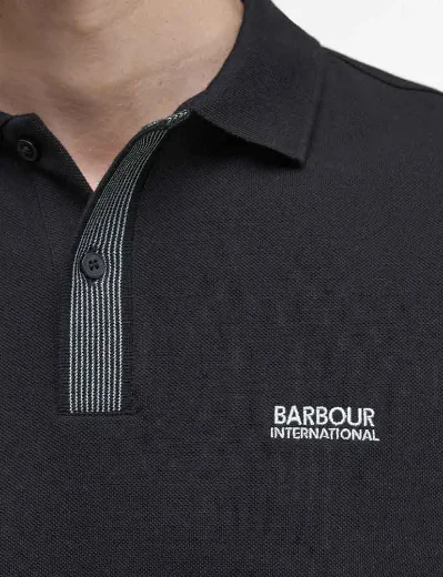 Barbour Intl Baynes Polo Shirt | Black
