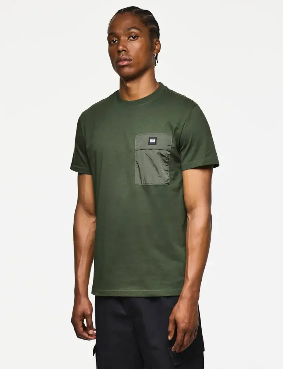 Weekend Offender Stiniva Pocket T-shirt | Black Forest Green