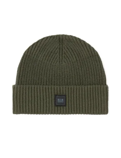 Weekend Offender Kettama Rib Beanie | Black Forest Green