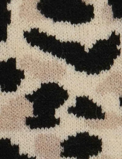 Barbour Intl Harley Leopard Beanie | Jasmine 