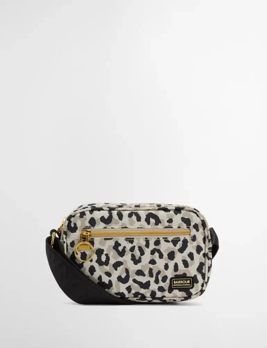 Barbour Intl Boulevard Micro Crossbody Bag | Jasmine Leopard