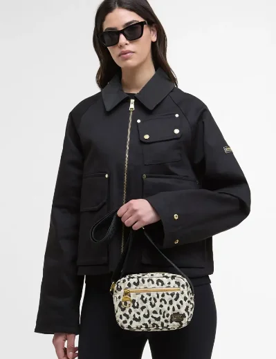 Barbour Intl Boulevard Micro Crossbody Bag | Jasmine Leopard
