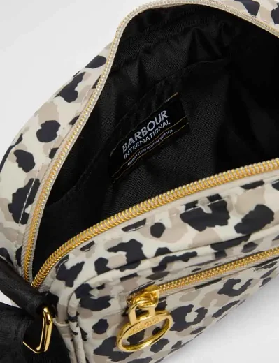 Barbour Intl Boulevard Micro Crossbody Bag | Jasmine Leopard