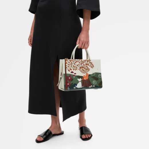 Radley Autumn Leaves Picture Bag | Snow
