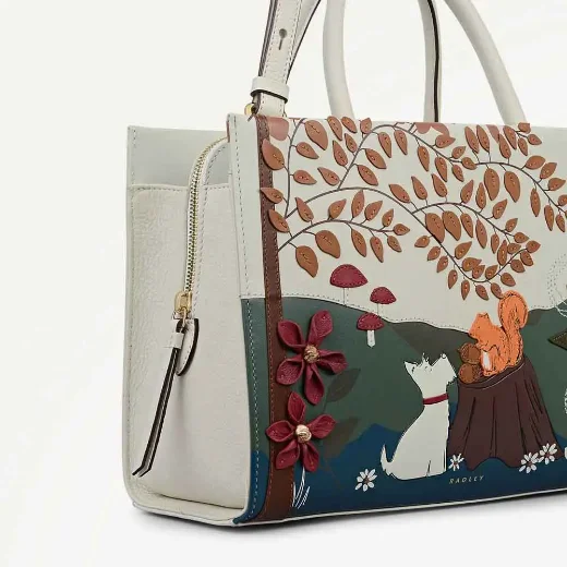 Radley Autumn Leaves Picture Bag | Snow