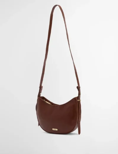 Barbour Sorrel Leather Sling Bag | Brown