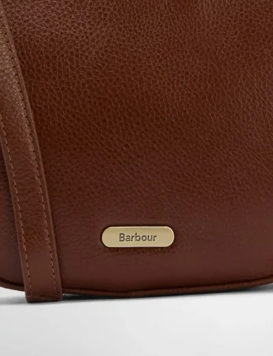 Barbour Sorrel Leather Sling Bag | Brown