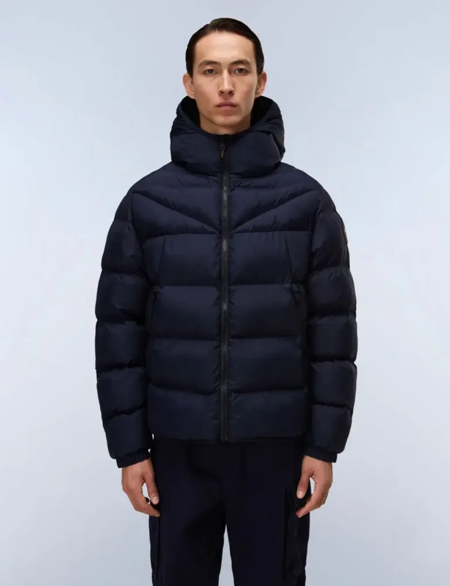 Napapijri Molveno Hooded Puffer Jacket | Navy