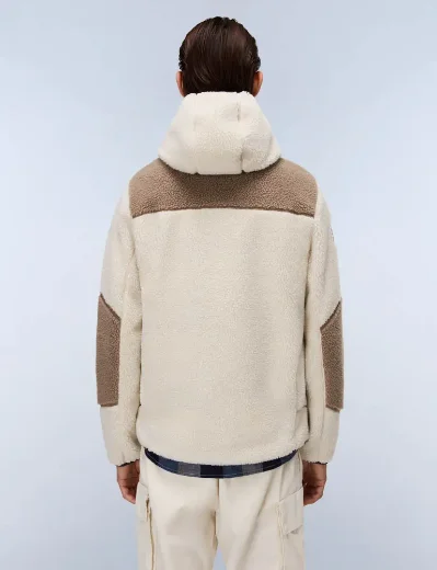 Napapijri Yupik Full Zip Fleece Hoodie | Cream