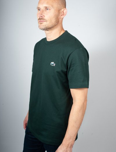 Lacoste Heavy Jersey Landscape Crocodile T-shirt | Green