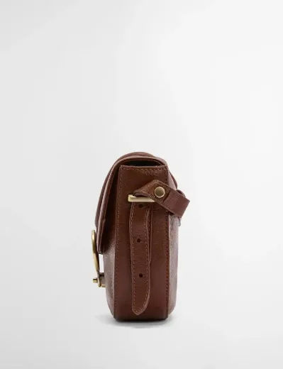 Barbour Elm Leather Crossbody Bag | Brown