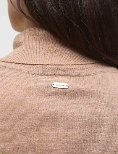 Barbour Womens Corbridge Rollneck Jumper | Camel