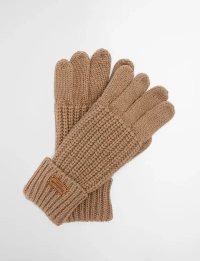 Picture of Barbour Women's Saltburn Knitted Gloves | Mink