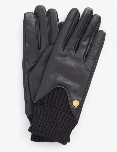 Barbour Women's Deanna Leather Glove | Black Barbour Women's Deanna Leather Glove | Black