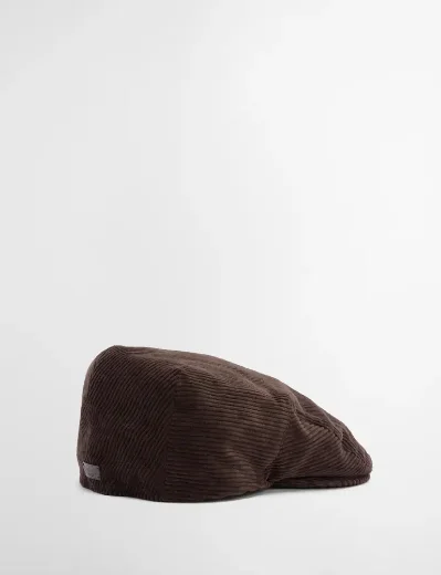 Barbour Westdale Cord Flat Cap | Brown