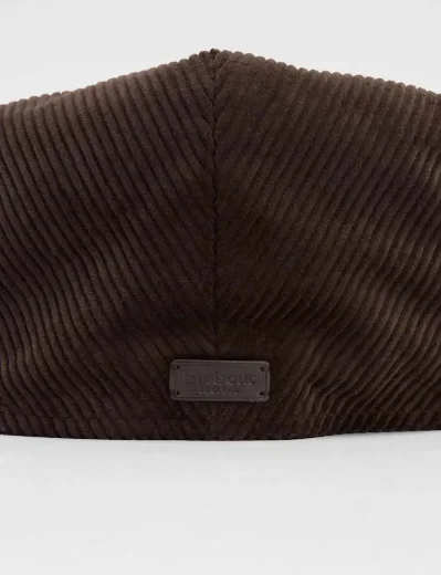 Barbour Westdale Cord Flat Cap | Brown