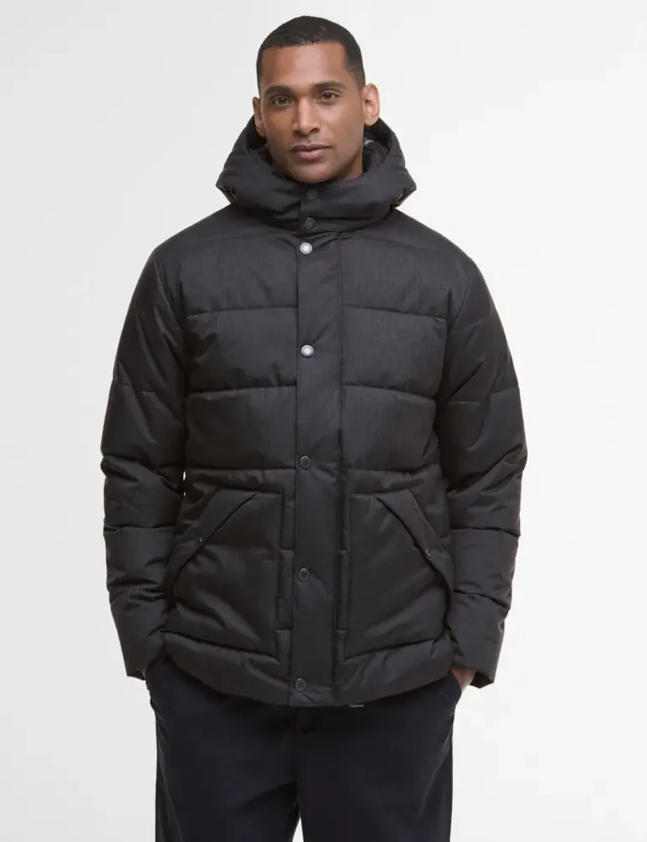 Barbour Brampton Puffer Jacket | Charcoal