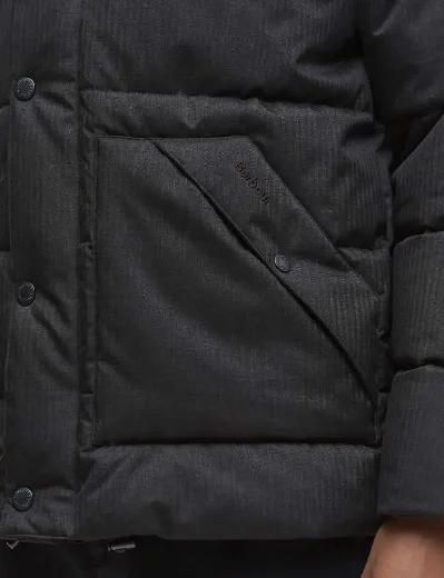 Barbour Brampton Puffer Jacket | Charcoal