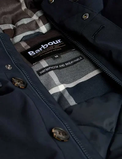 Barbour Winter Beaufort Waterproof Parka | Navy
