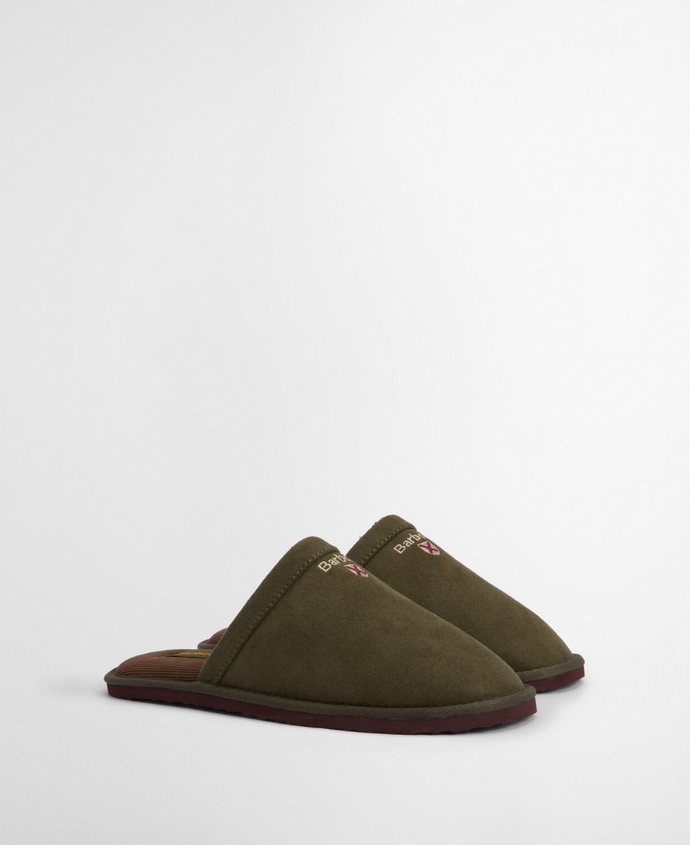 Barbour Everitt Mule Slipper | Olive