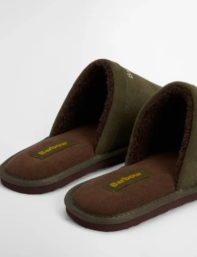 Barbour Everitt Mule Slipper | Olive