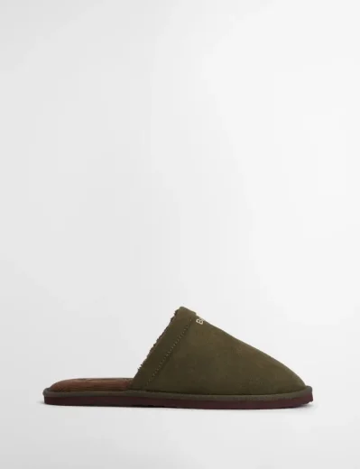 Barbour Everitt Mule Slipper | Olive