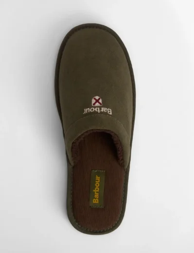 Barbour Everitt Mule Slipper | Olive