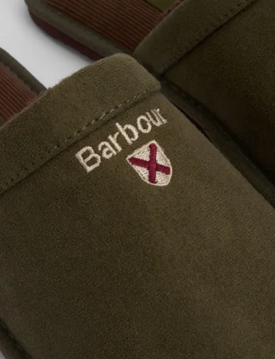 Barbour Everitt Mule Slipper | Olive