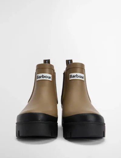Barbour Halton Ankle Welly | Beige