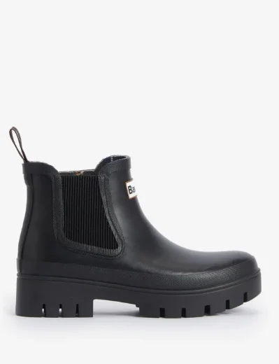 Barbour Halton Ankle Welly | Black