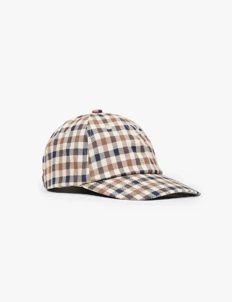 Aquascutum Active Club Check Baseball Cap  Aquascutum Active Club Check Baseball Cap