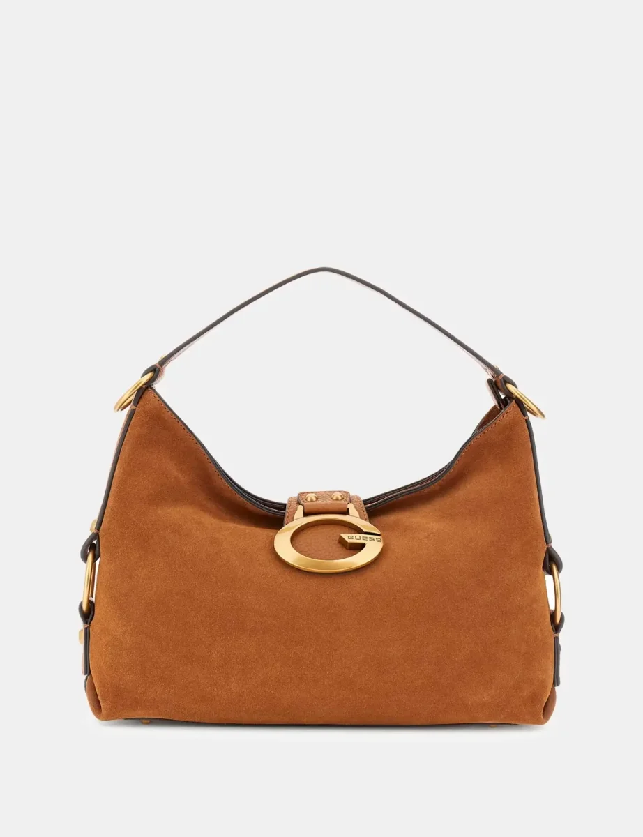 Guess Camden Shoulder Bag | Tan