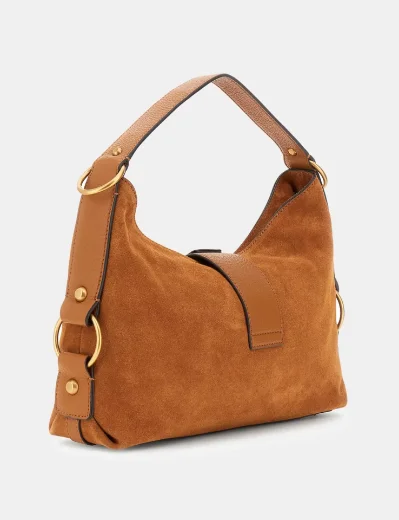 Guess Camden Shoulder Bag | Tan